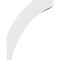 Ekena Millwork 5 1/2-in. W x 14-in. D x 18-in. H Thorton Architectural Grade PVC Knee Brace BRCP055X14X18THR - alternate 6